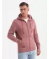 Herren -Sweatshirt OMBRE OM-SSBZ-0160 DUNKELROSA