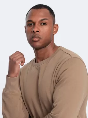 Herren -Sweatshirt OMBRE OM-SSBN-0175 BRAUN
