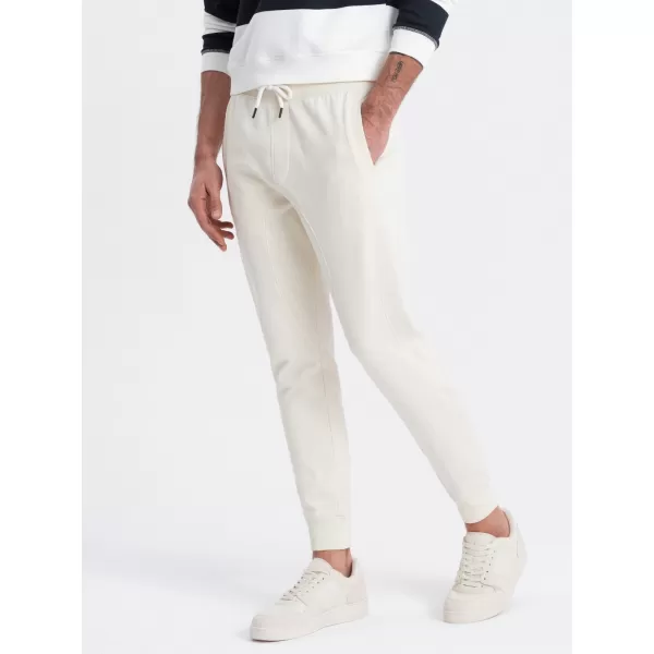  Herren -Traursanzüge OMBRE OM-PABS-0173 CREME 