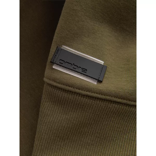  Herren -Sweatshirt OMBRE OM-SSBN-0159 OLIVE 