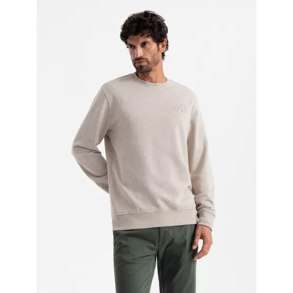  Herren -Sweatshirt OMBRE OM-SSNZ-0163 BEIGE 