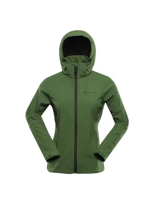 Frauen -Softshelljacke für Frauen ALPINE PRO HOORA LJCD590 GRÜN