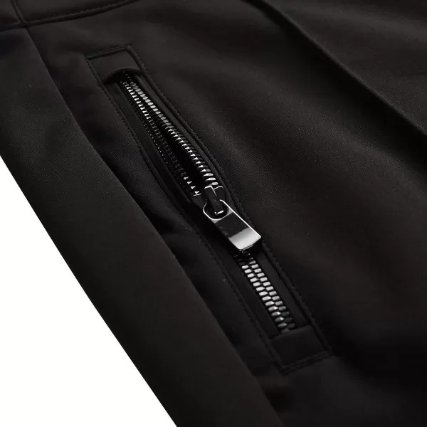 Frauen Ski -Softshellhosen ALPINE PRO UFEDA LPAD674 SCHWARZ 