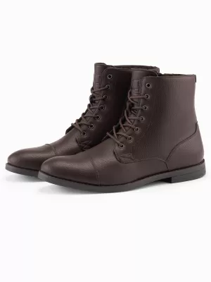Herrenschuhe OMBRE OM-FOBO-0172 DUNKELBRAUN