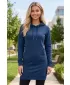 Ladies 'verlängertes Sweatshirt ALTISPORT NoPrint NP/ALW914 MITTERNACHT