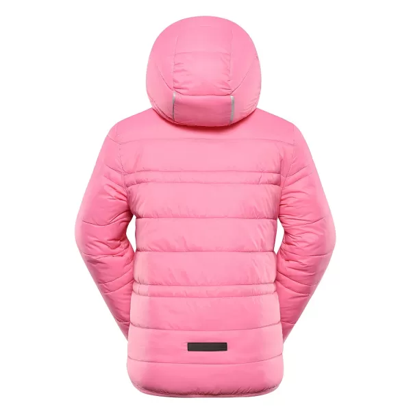  Doppelseitige Hi-Thherm-Jacke von Kindern ALPINE PRO DOUWO KJCD336 ROSA 