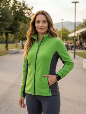 Frauen Fleece Sweatshirt ALTISPORT NoPrint NP/ALW825 APFELGRÜN