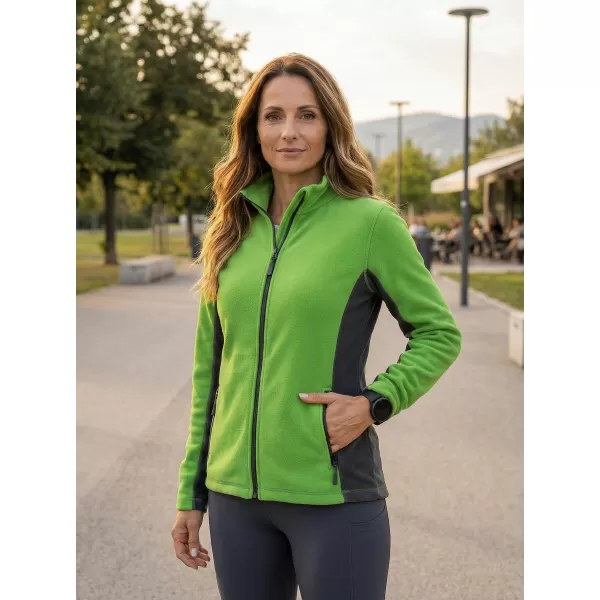  Frauen Fleece Sweatshirt ALTISPORT NoPrint NP/ALW825 APFELGRÜN 