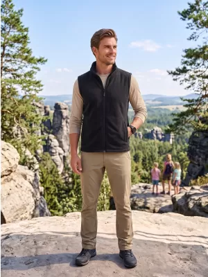 Unisex Vest Fleece ALTISPORT NoPrint NP/ALU815 EBONY GREY
