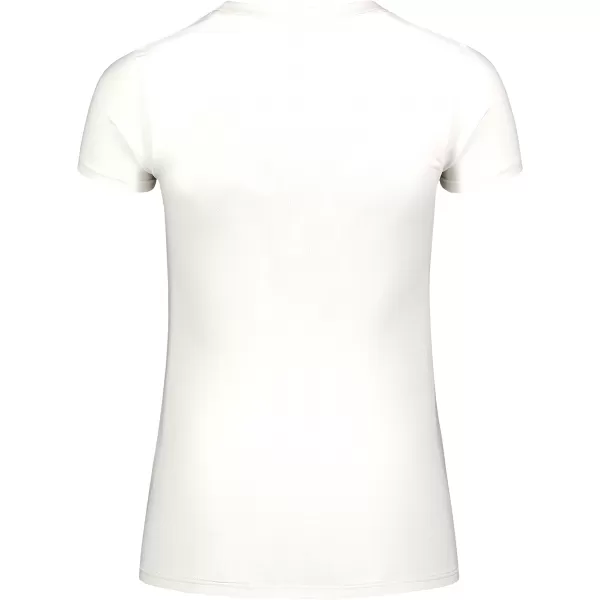  Damen-T-Shirt aus Baumwolle NORDBLANC STICKER NBFLT8146 CREMIG WEIß 