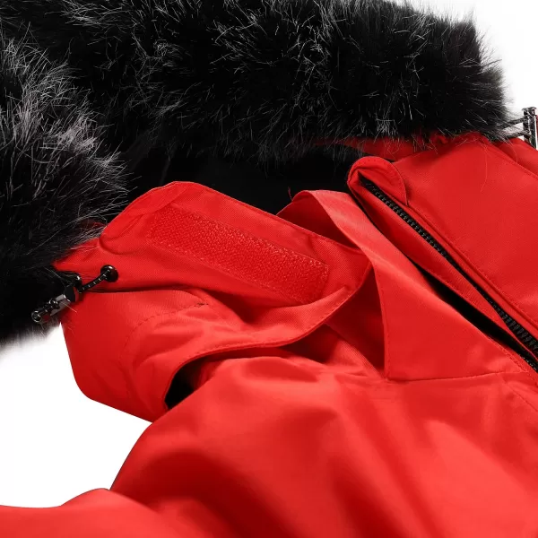  Ladies 'Skijacke ALPINE PRO OLADA LJCB603 OLYMPISCHES ROT 
