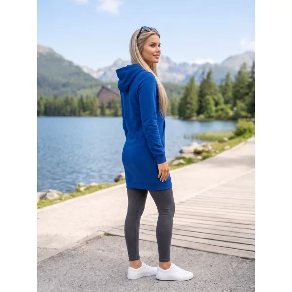  Ladies 'verlängertes Sweatshirt ALTISPORT NoPrint NP/ALW914 KÖNIGLICH 