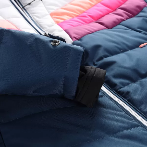  Feder Skijacke für Frauen ALPINE PRO FEEDRA LJCB604 BLAU 