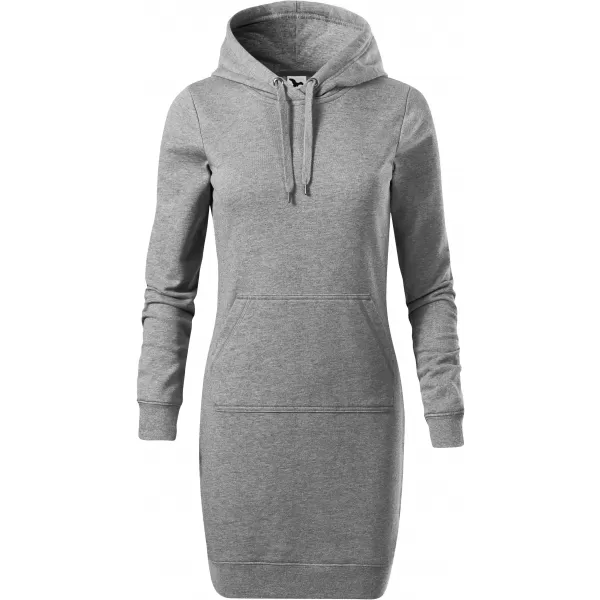  Ladies 'verlängertes Sweatshirt ALTISPORT NoPrint NP/ALW914 DUNKELGRAU 