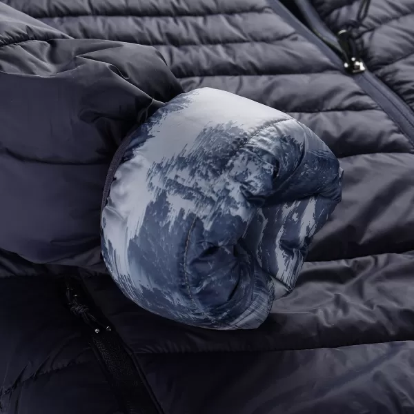  Doppelseitige Hi-Thherm-Jacke von Männern ALPINE PRO EROM MJCD628 BLUE INDIGO 