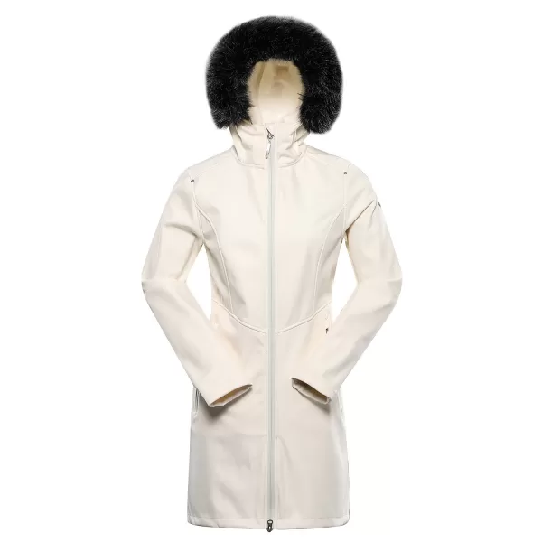  Damenweichschellmantel ALPINE PRO IBORA LCTD208 CREMIG 