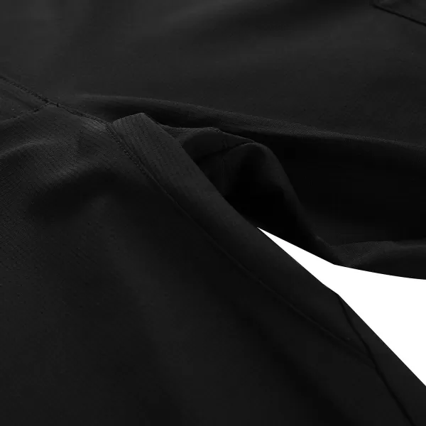  Frauen -Softshell -Hosen ALPINE PRO CORBA LPAD663 SCHWARZ 