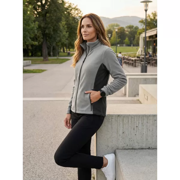  Frauen Fleece Sweatshirt ALTISPORT NoPrint NP/ALW825 HELLGRAU 