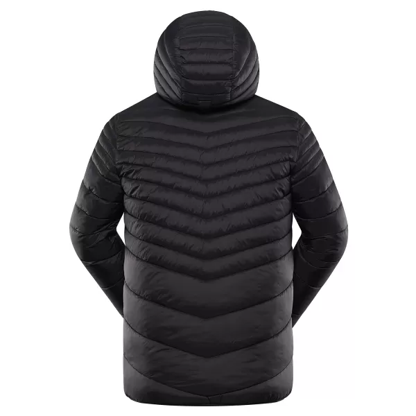  Doppelseitige Hi-Thherm-Jacke von Männern ALPINE PRO EROM MJCD628 SCHWARZ 