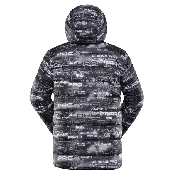  Doppelseitige Hi-Thherm-Jacke von Männern ALPINE PRO EROM MJCD628 SCHWARZ 