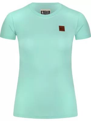 Damen-T-Shirt aus Baumwolle NORDBLANC AGNES NBFLT8147 HELLGRÜN