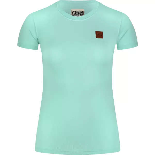  Damen-T-Shirt aus Baumwolle NORDBLANC AGNES NBFLT8147 HELLGRÜN 