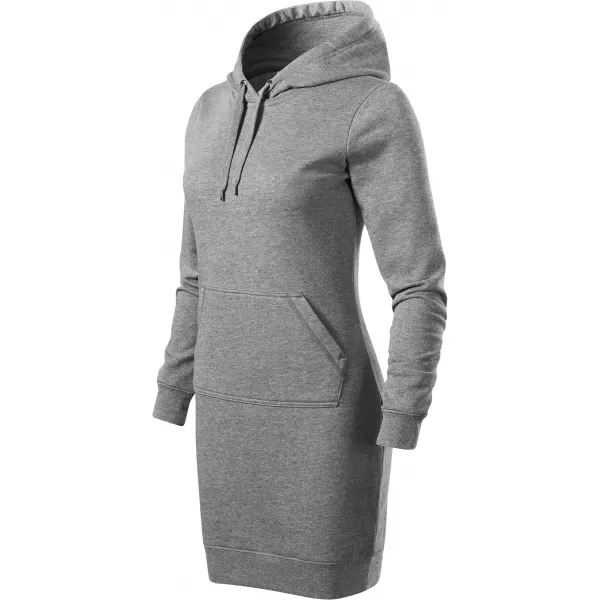  Ladies 'verlängertes Sweatshirt ALTISPORT NoPrint NP/ALW914 DUNKELGRAU 