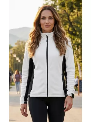 Frauen Fleece Sweatshirt ALTISPORT NoPrint NP/ALW825 WEIß