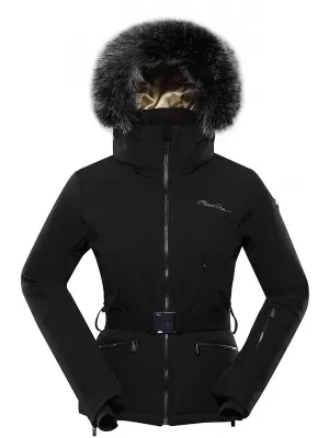 Frauen Ski -Softshelljacke für Frauen ALPINE PRO DOWELA LJCB612 SCHWARZ