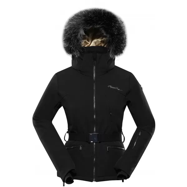  Frauen Ski -Softshelljacke für Frauen ALPINE PRO DOWELA LJCB612 SCHWARZ 