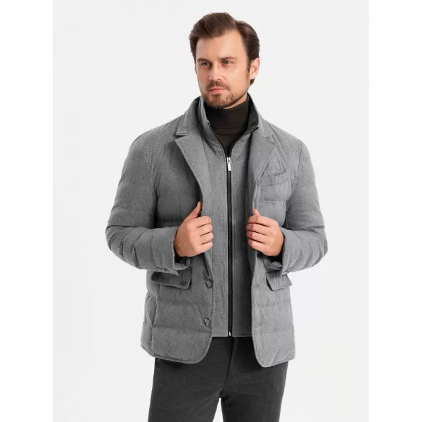  Jacke OMBRE OM-JALP-0170 GRAU 