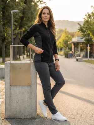 Frauen Fleece Sweatshirt ALTISPORT NoPrint NP/ALW825 SCHWARZ