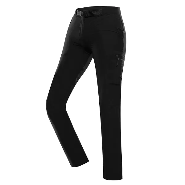  Frauen -Softshell -Hosen ALPINE PRO CORBA LPAD663 SCHWARZ 