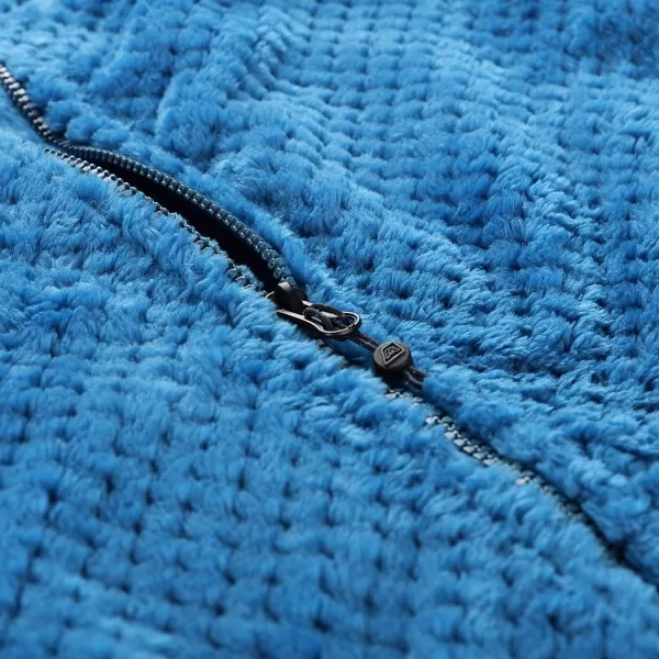  Warmes Sweatshirt ALPINE PRO LOMM MSWD388 BLUE MYKONOS 