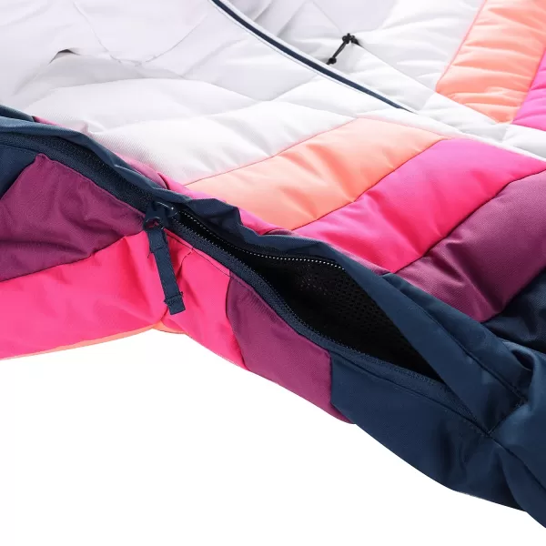  Feder Skijacke für Frauen ALPINE PRO FEEDRA LJCB604 BLAU 