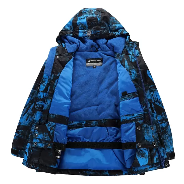  Skijacke ALPINE PRO EDERO KJCB307 ELEKTRISCH BLAU 
