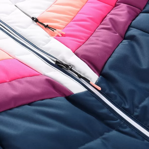  Feder Skijacke für Frauen ALPINE PRO FEEDRA LJCB604 BLAU 