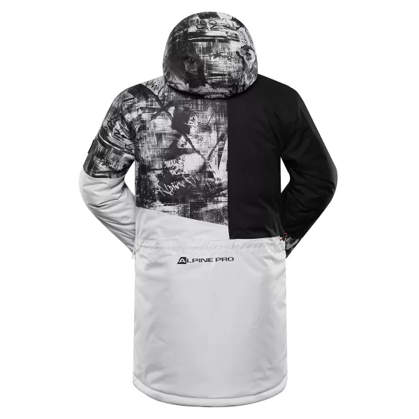  Herren -Skijacke ALPINE PRO UZER MJCB639 GRAU 