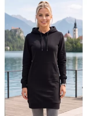Ladies 'verlängertes Sweatshirt ALTISPORT NoPrint NP/ALW914 SCHWARZ
