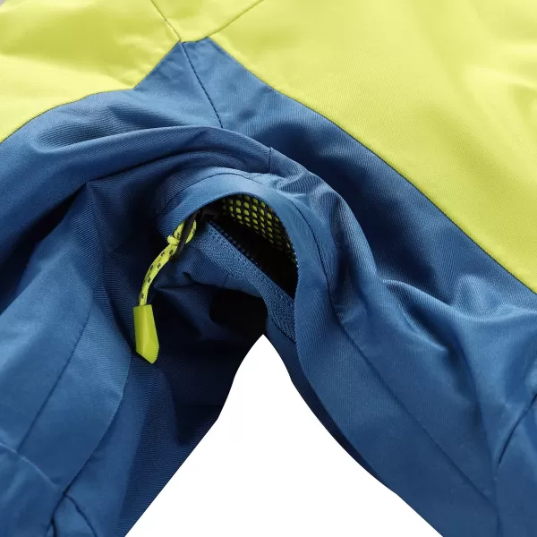  Skijacke ALPINE PRO REAMO KJCB305 HELLGRÜN 