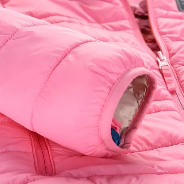  Doppelseitige Hi-Thherm-Jacke von Kindern ALPINE PRO DOUWO KJCD336 ROSA 