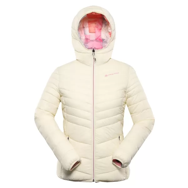  Doppelseitige Hi-Thherm-Jacke von Frauen ALPINE PRO EROMA LJCD595 CREMIG 