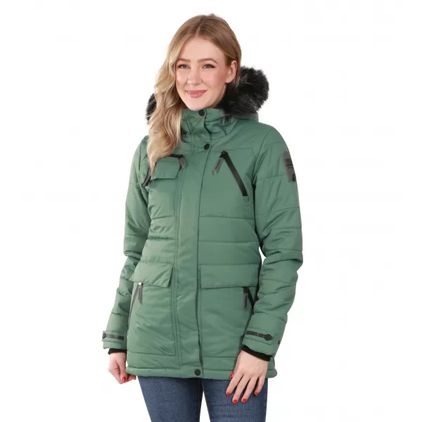  Damenjacke ALPINE PRO WERDA LJCD644 GRÜN 