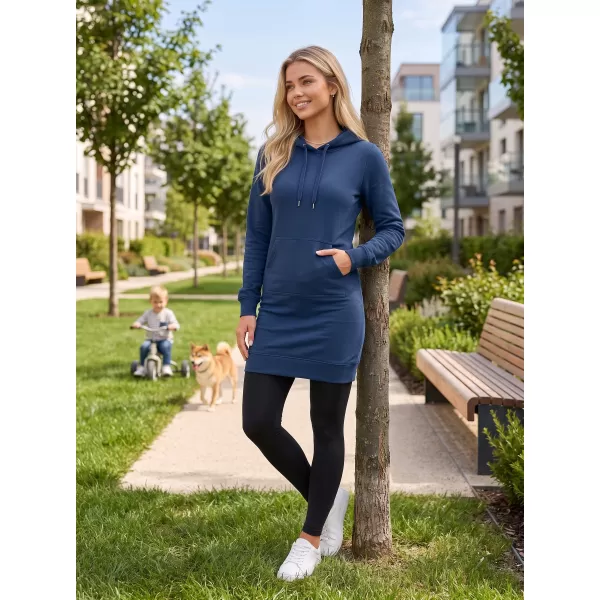  Ladies 'verlängertes Sweatshirt ALTISPORT NoPrint NP/ALW914 MITTERNACHT 