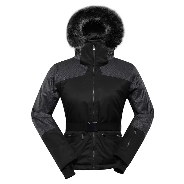  Ladies 'Skijacke ALPINE PRO OLADA LJCB603 SCHWARZ 