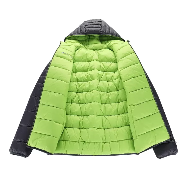  Doppelseitige Hi-Thherm-Jacke von Männern ALPINE PRO EROM MJCD628 DUNKELGRAU 