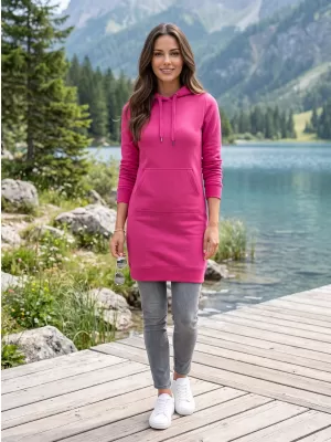 Ladies 'verlängertes Sweatshirt ALTISPORT NoPrint NP/ALW914 LILA