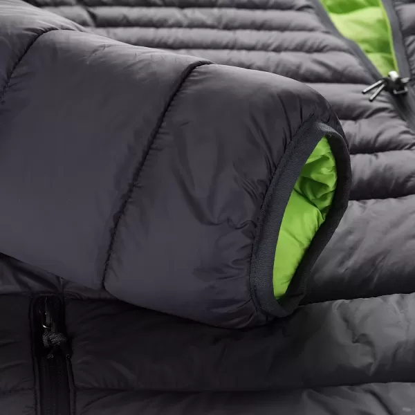  Doppelseitige Hi-Thherm-Jacke von Männern ALPINE PRO EROM MJCD628 DUNKELGRAU 