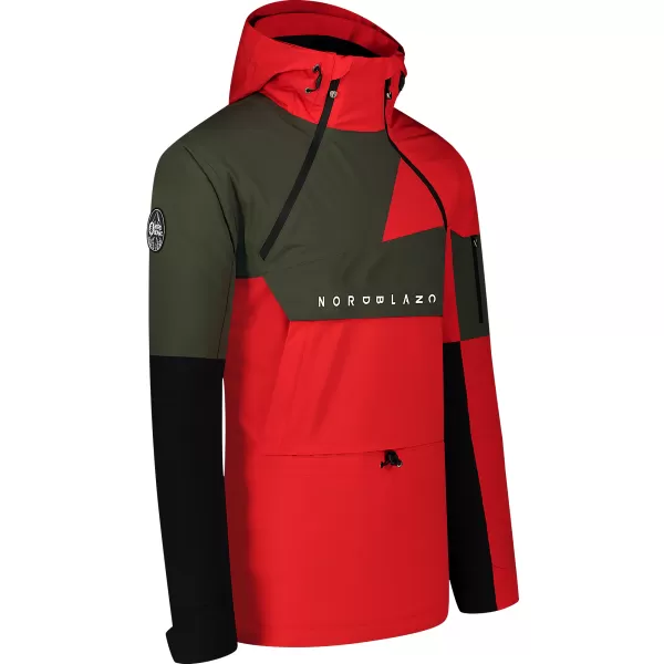  Herren-Winterjacke NORDBLANC SNOWPACK NBWJM8124 ROT 