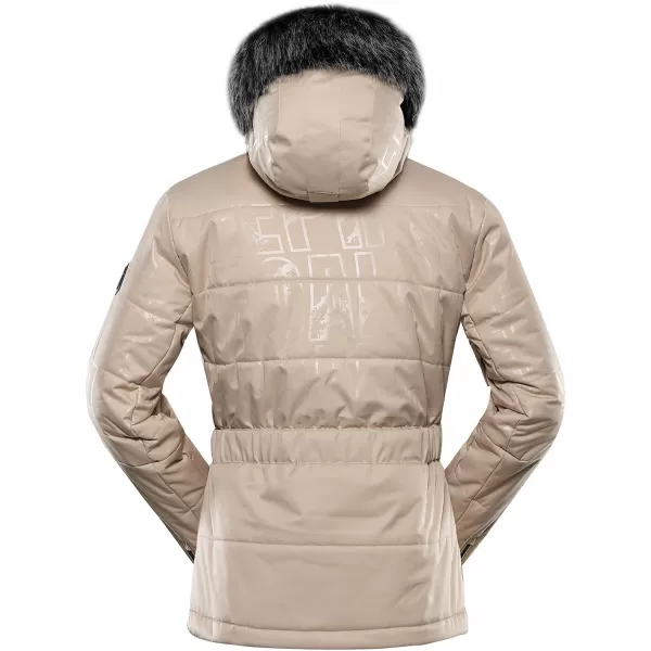 Ladies 'Skijacke ALPINE PRO DAMA LJCD655 WEIßER PFEFFER 